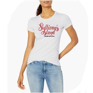 Marky G Apparel 6004 Women's SULLIVAN'S ISLAND T-shirt -WHITE- SIZE LARGE